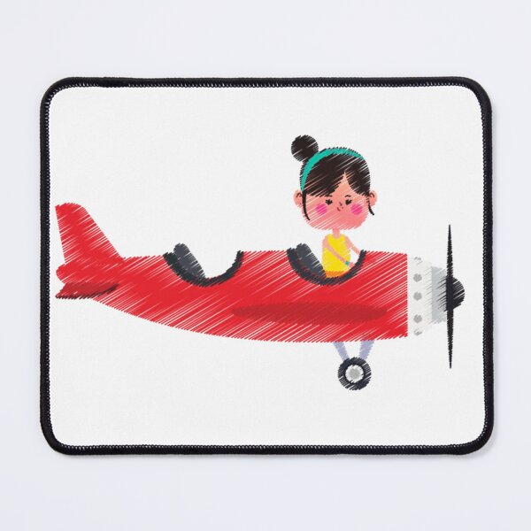 Item preview, Child Pilot in a Red Airplane designed and sold by AhaPrint.