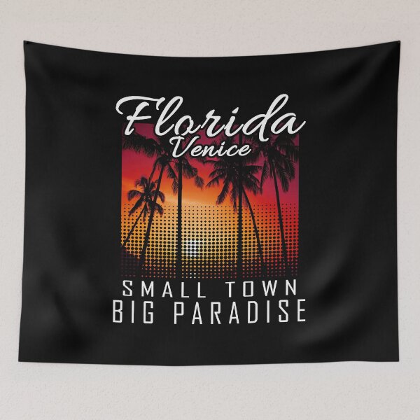 Item preview, Venice Florida Sunset Palm Trees – Small Town Big Paradise designed and sold by Dmetalx Art Apparel.