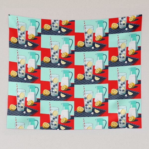 Item preview, Design Refreshing Citrus Drinks Sparkling Beverage Art designed and sold by ART ATTACK ZONE.