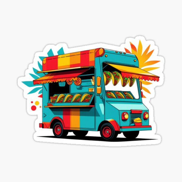 Item preview, Tacos Food Truck  designed and sold by TruckZ.