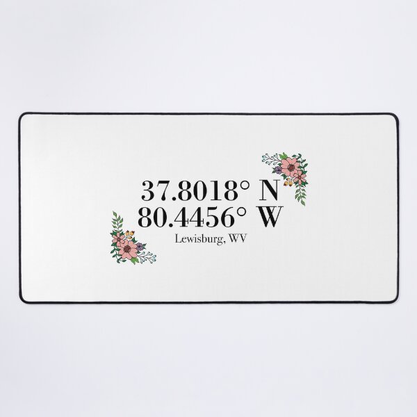Item preview, Lewisburg, WV Coordinates designed and sold by mynameisliana.
