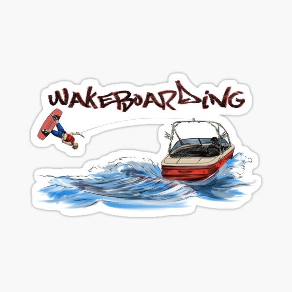 SANCTUARIES EDGE ITS A WAKEBOARDING THING WAKEBOARD STICKER DECAL WAKE BOARD 