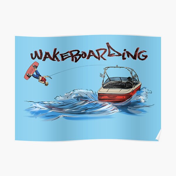 Wakeboarding Poster