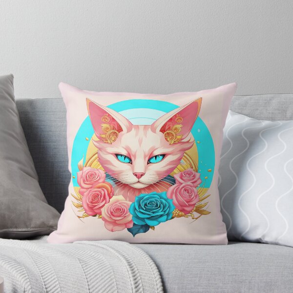 Item preview, Cat angel among roses. designed and sold by Natalia-Vlad.