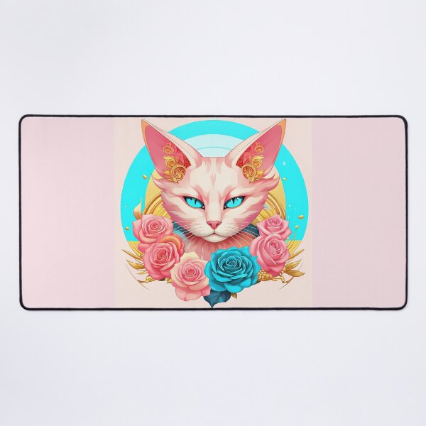 Item preview, Cat angel among roses. designed and sold by Natalia-Vlad.