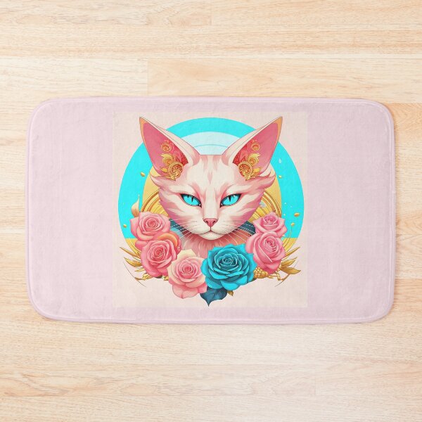 Item preview, Cat angel among roses. designed and sold by Natalia-Vlad.