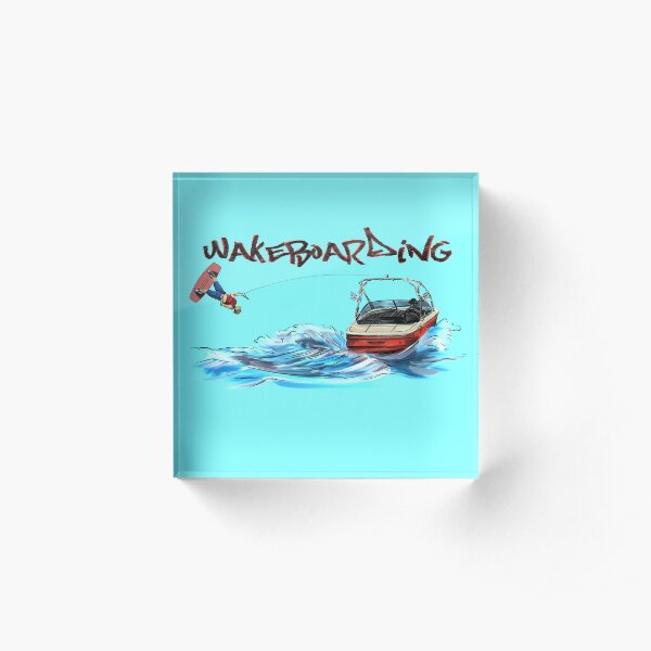 Wakeboarding Acrylic Block