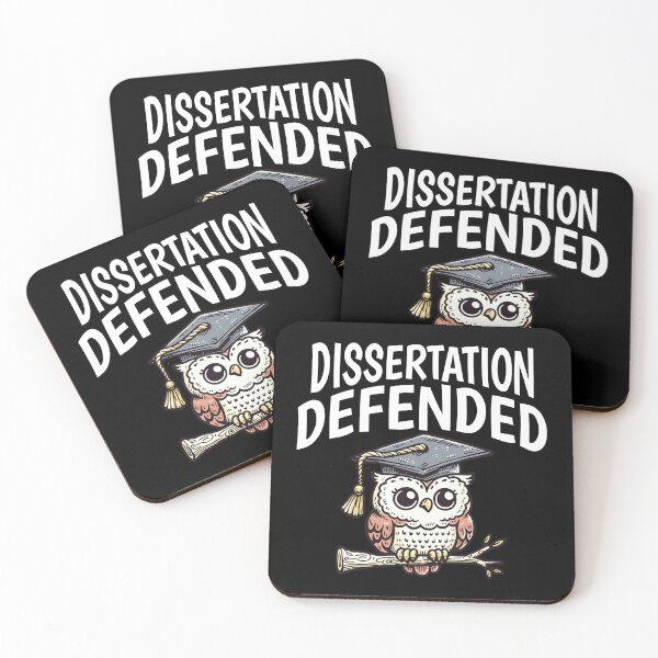 Item preview, Dissertation Defended | Doctorate Graduation Gift | PhD Graduation Gift | Dissertation Defense | PhD Completion | PhD Graduation Day designed and sold by jadedscientist.