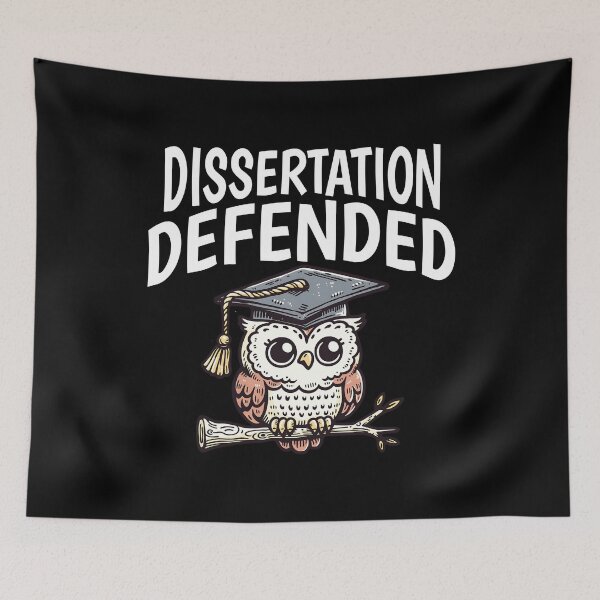 Item preview, Dissertation Defended | Doctorate Graduation Gift | PhD Graduation Gift | Dissertation Defense | PhD Completion | PhD Graduation Day designed and sold by jadedscientist.