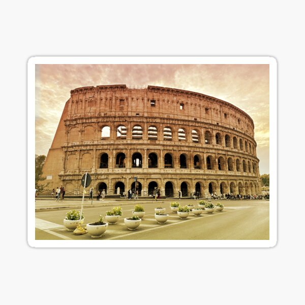 Vista previa del artículo con la obra «La hora dorada en el Coliseo de Roma», diseñado y vendido por cvferkix.