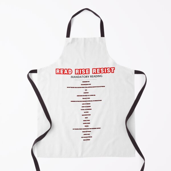 Item preview, READ RISE RESIST MANDATORY READING challenged & banned books designed and sold by LivingRoomZoo.
