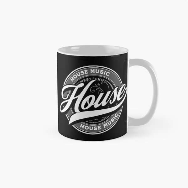 Item preview, HOUSE MUSIC  - Vintage Days (white/grey)  designed and sold by Discothreadz.