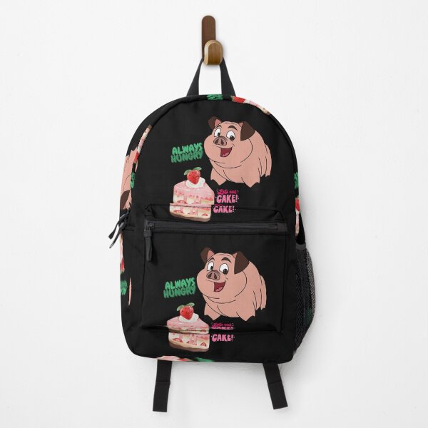 Item preview, cartoon pig with food designed and sold by LaUnArt.