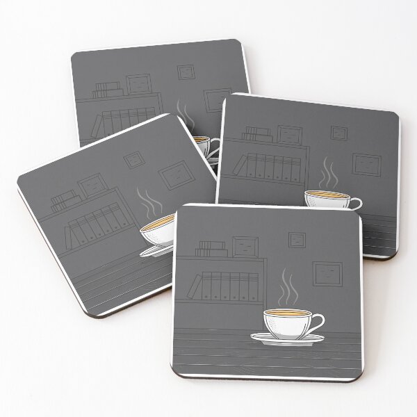 Item preview, Relax Quiet Moments with Coffee and Books designed and sold by ART ATTACK ZONE.
