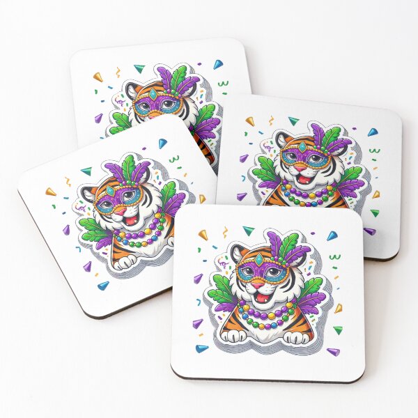 Item preview, Mardi Gras Tiger designed and sold by LewpyG.