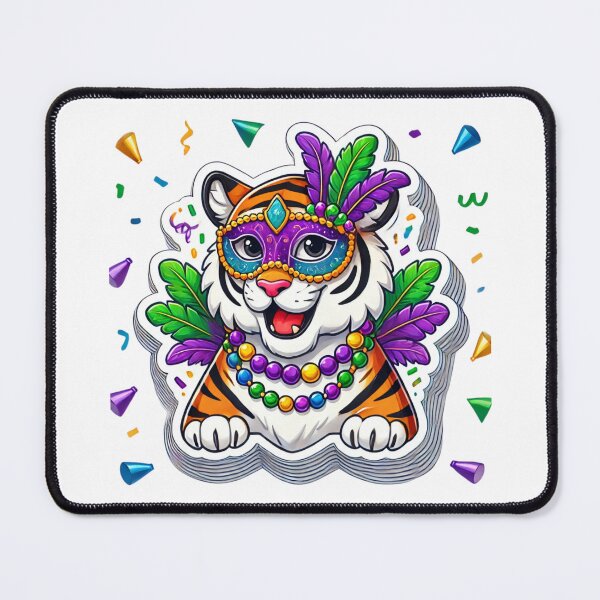 Item preview, Mardi Gras Tiger designed and sold by LewpyG.