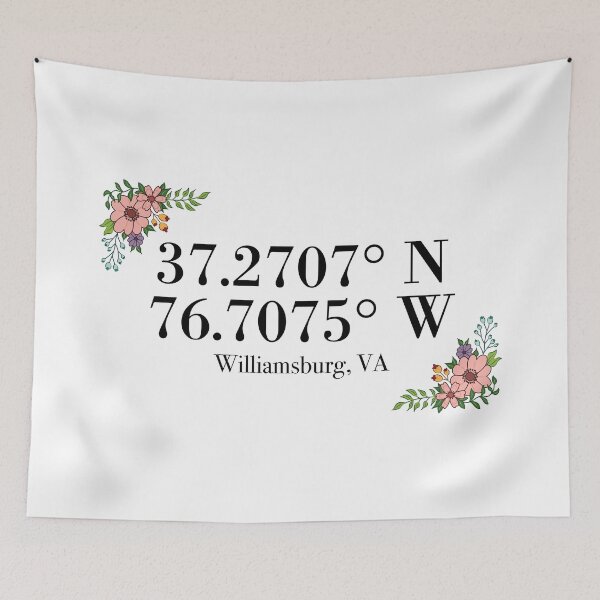 Item preview, Williamsburg, VA Coordinates designed and sold by mynameisliana.