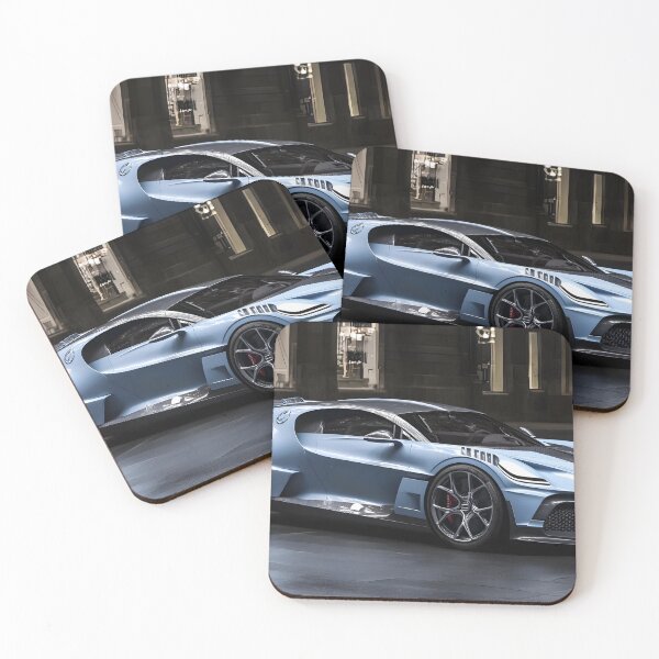 Item preview, Blue Bugatti Centodieci Poster – Exotic Hypercar Wall Art IV designed and sold by AutoPopStudio.