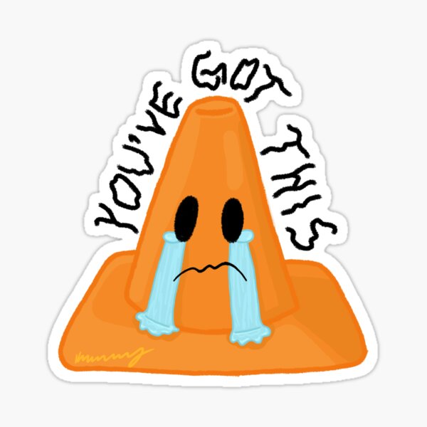 Item preview, Emotional Support Cone designed and sold by stickerbyginger.