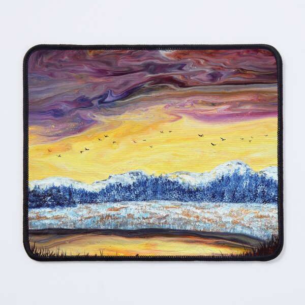 Item preview, Hoar Frost on the Wetlands Meadow designed and sold by BreezyZen.