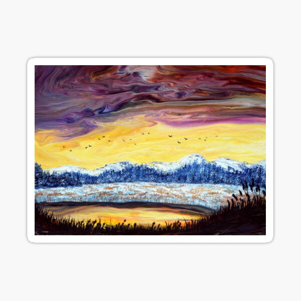 Item preview, Hoar Frost on the Wetlands Meadow designed and sold by BreezyZen.