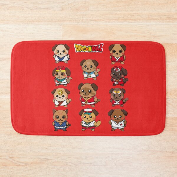 Item preview, Dragon Ball-Inspired Pug Characters designed and sold by Thaivi Design.