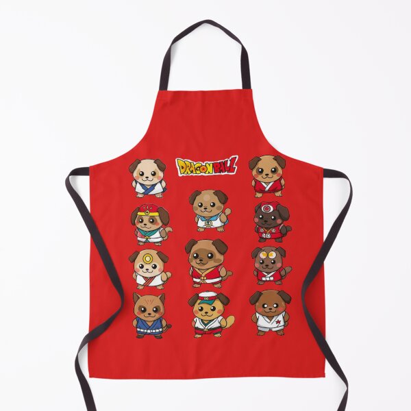 Item preview, Dragon Ball-Inspired Pug Characters designed and sold by Thaivi Design.