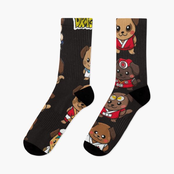 Item preview, Dragon Ball-Inspired Pug Characters designed and sold by Thaivi Design.