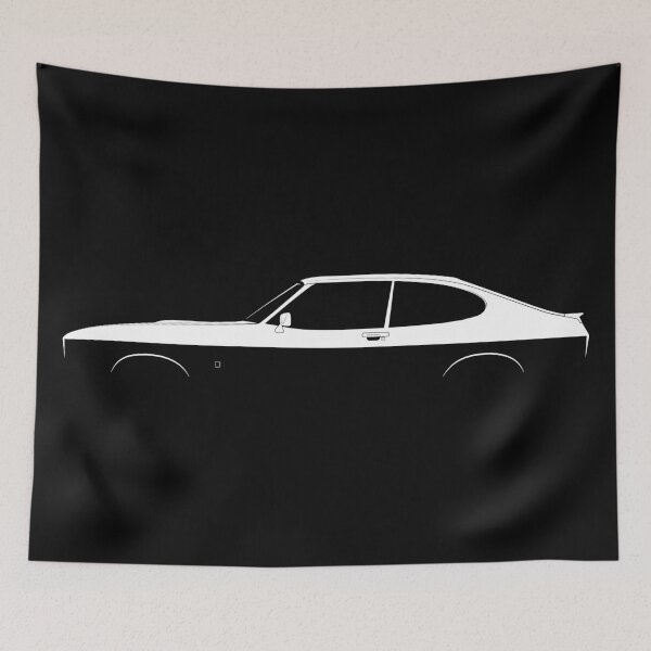 Item preview, Capri Mk III (White) designed and sold by Car Silhouettes.
