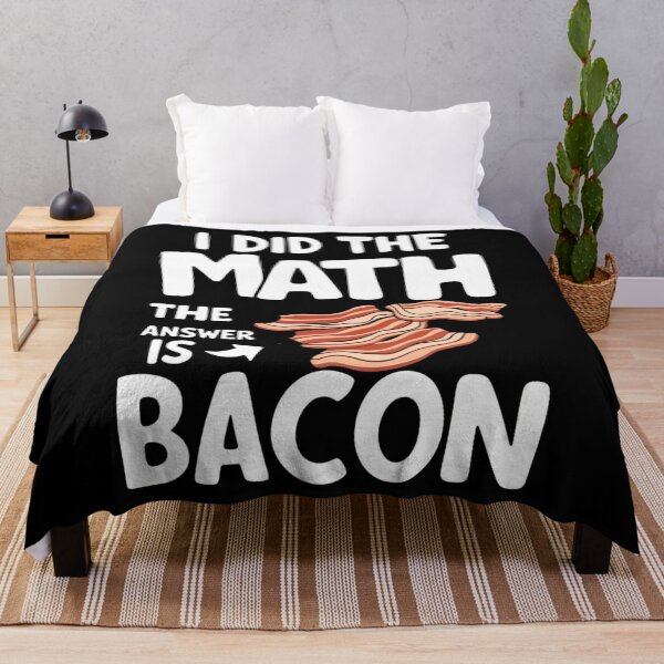 Item preview, Funny Bacon Lover - I Did The Math Bacon Tee designed and sold by JerdbordinShop.
