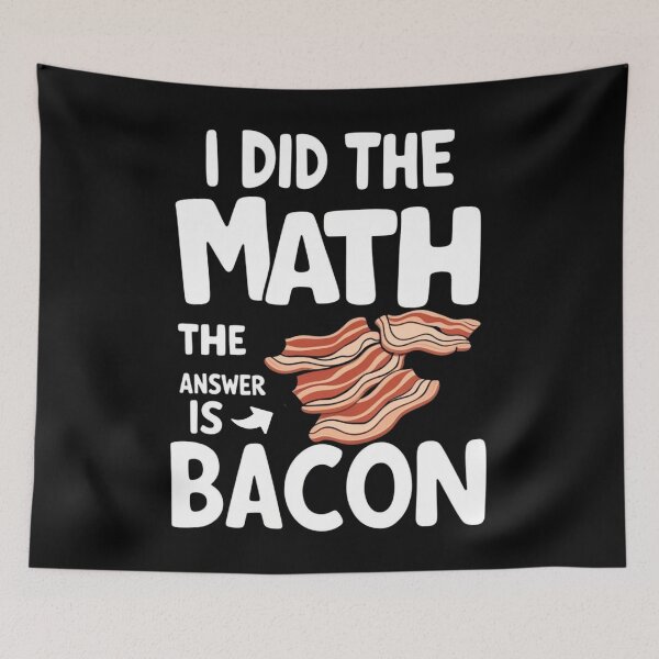 Item preview, Funny Bacon Lover - I Did The Math Bacon Tee designed and sold by JerdbordinShop.