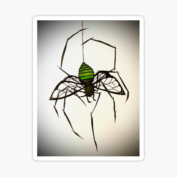 Item preview, Spider butterfly glow bug abomination thing designed and sold by spooky-boy-art.