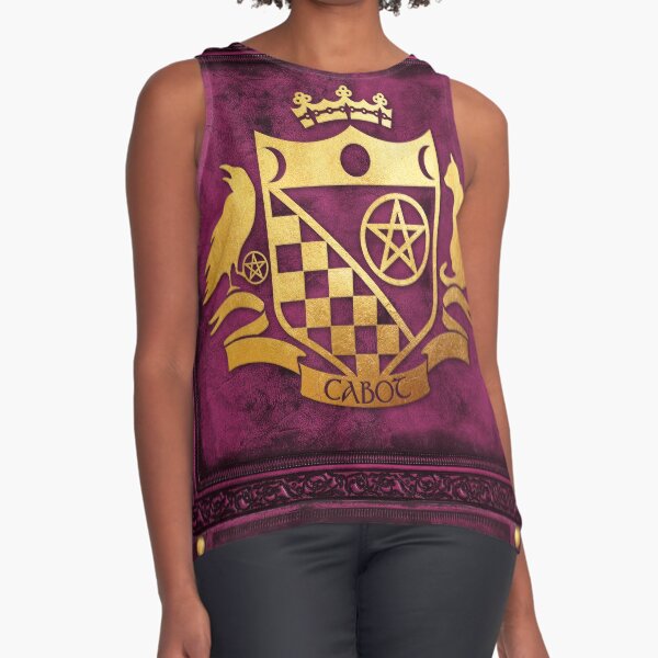 Vista previa del artículo con la obra «El escudo tradicional de Cabot (cuero rosa antiguo y oro)», diseñado y vendido por Cabot Kent  Hermetic Temple.