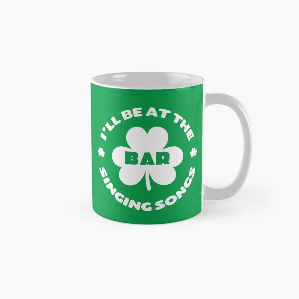 Item preview, Funny Irish St Patricks Day Shamrock I'll be at the Bar designed and sold by wingstar.