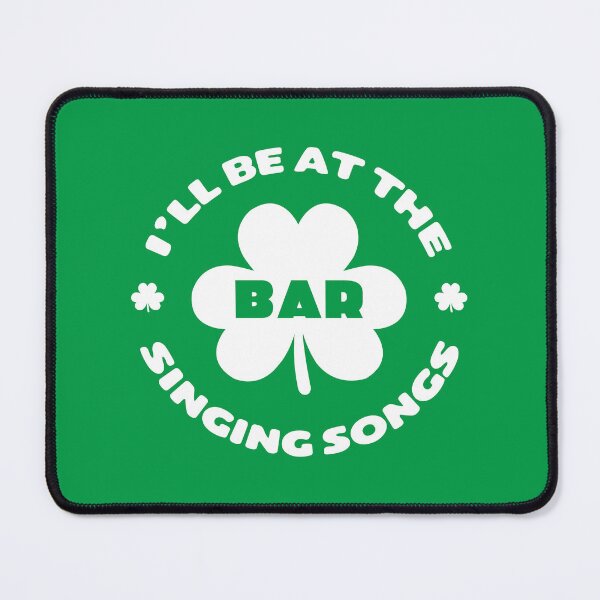 Item preview, Funny Irish St Patricks Day Shamrock I'll be at the Bar designed and sold by wingstar.