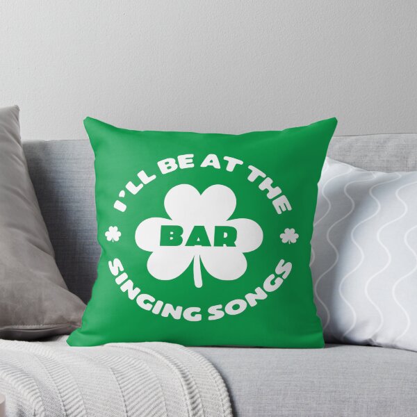 Item preview, Funny Irish St Patricks Day Shamrock I'll be at the Bar designed and sold by wingstar.