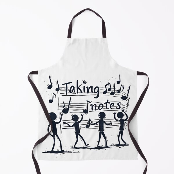 Item preview, Funny Music Art Taking Notes Funny Musical Notes symbol  designed and sold by ArtFromBeyond.
