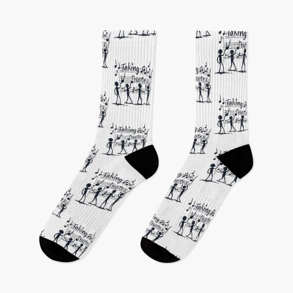 Item preview, Funny Music Art Taking Notes Funny Musical Notes symbol  designed and sold by ArtFromBeyond.