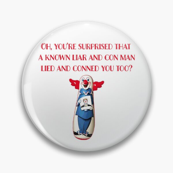 Item preview, A Known Liar and Con Man Cons and Lies designed and sold by Signs for Dark Times.