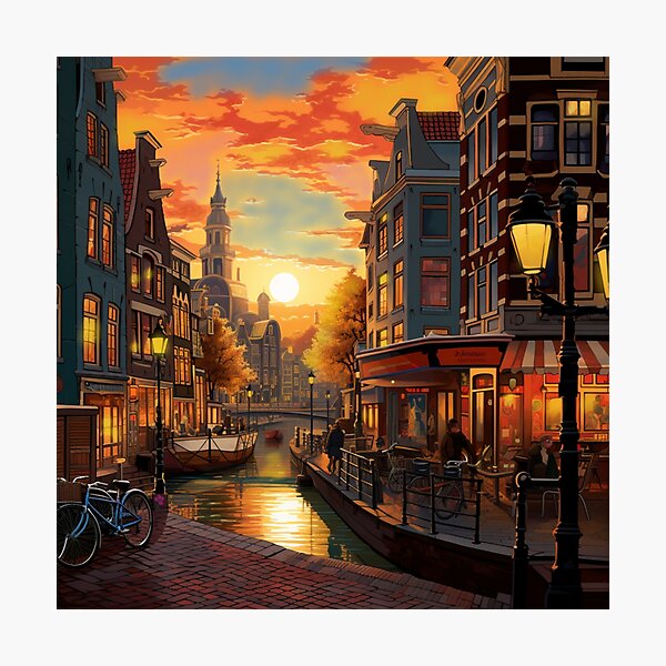 Item preview, Twilight Over Holland designed and sold by lorna978.