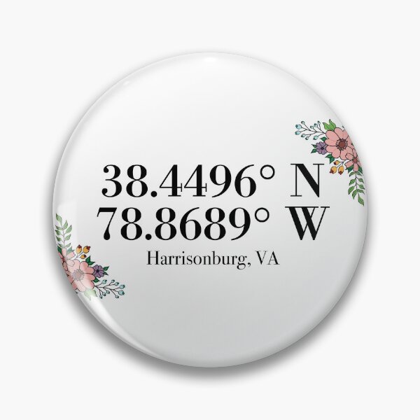 Item preview, Harrisonburg, VA Coordinates designed and sold by mynameisliana.