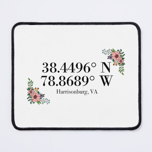 Item preview, Harrisonburg, VA Coordinates designed and sold by mynameisliana.