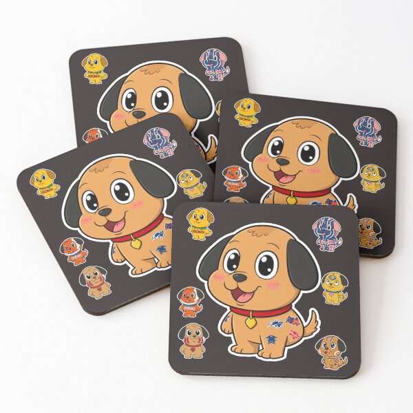 Item preview, Adorable Sports-Themed Puppy Characters designed and sold by Thaivi Design.