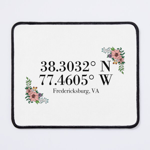 Item preview, Fredericksburg, VA Coordinates designed and sold by mynameisliana.