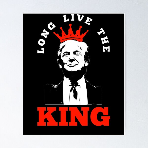 Artikelvorschau, Lang lebe der König - Donald Trump Rote Krone entworfen und verkauft von BeerBro-Designs.