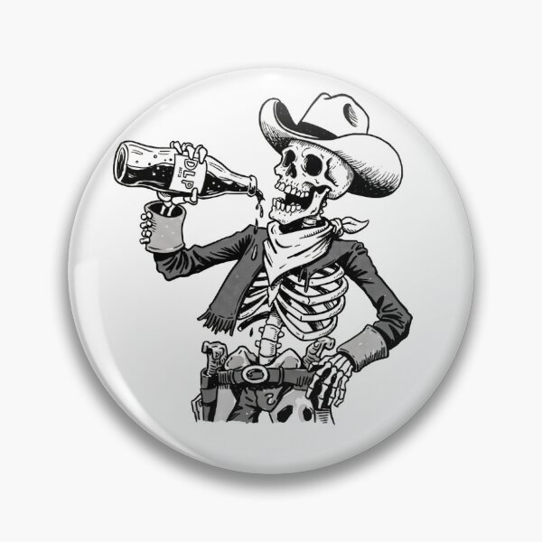 Item preview, Skeleton Cowboy - DLP designed and sold by The Damien Lee Podcast.