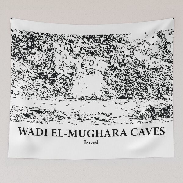 Item preview, Wadi el-Mughara Caves - Israel designed and sold by Lakeric Cityscapes.