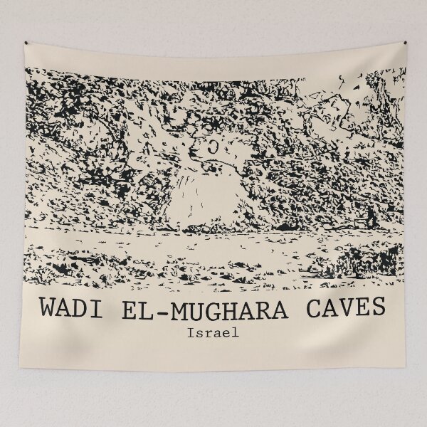 Item preview, Wadi el-Mughara Caves - Israel designed and sold by Lakeric Cityscapes.