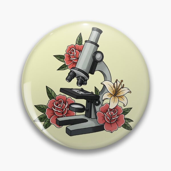 Artikelvorschau, Neo-traditioneller Tattoo-Stil Mikroskop Pathologie Mikrobiologie Labor Leben Anatomie entworfen und verkauft von LethallyBlonde.