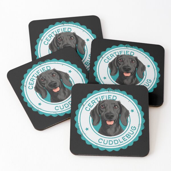 Item preview, Dachshund - Black - 'Certified Cuddlebug' designed and sold by wotsthis.